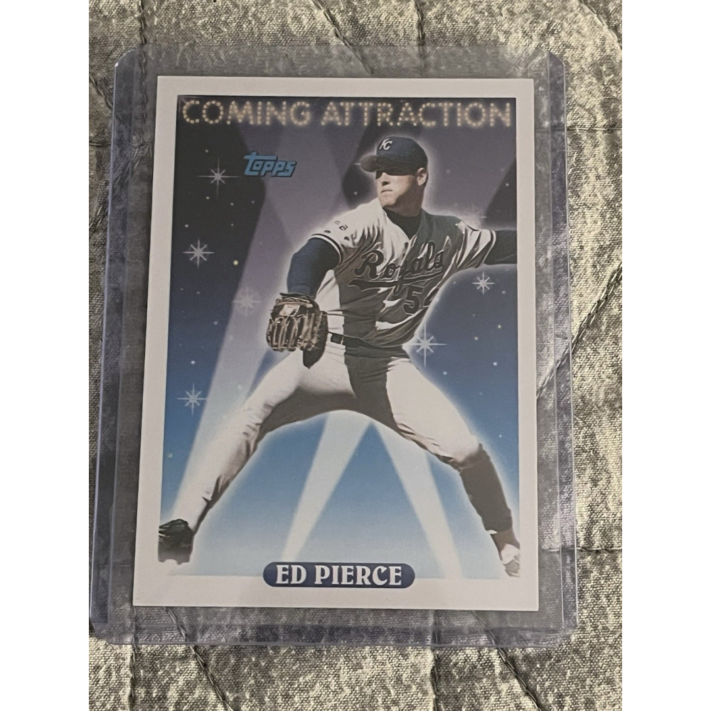 Ed Pierce 1993 Topps Coming Attractions Baseball Card #803 KC Royals